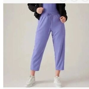 Athleta Arrival Straight Leg Ankle Pants Lavendar Purple Blue #586940‎ 2T NWOT